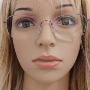 Silhouette 4337 40 6053 Titanium Pink Rimless Eyeglasses Frames 135mm 52[]17